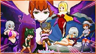 All Succubus Bosses (Hard Mode) - Lost in the World of Succubi Gameplay