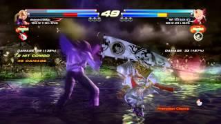 TTT2~ MRTOOSICK4U (Leo & Hwoarang) vs.   alejandro2008go (King & Nina) HD