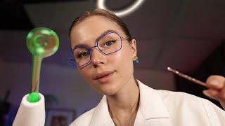 ASMR Dermatologist Cleaning Your Face.  Relaxing Personal Attention