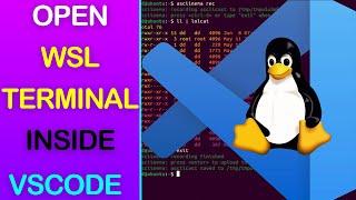 How to Open WSL2 Terminal and Folder in VScode