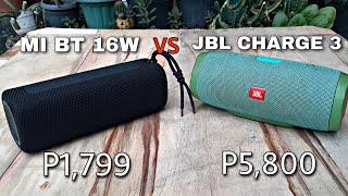 Xiaomi Portable Bluetooth Speaker 16W vs JBL Charge 3