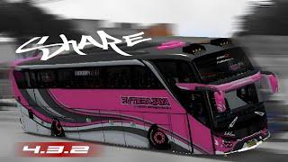 SHARE KODENAME HEADLAMP JB2 SHD SPESIAL PINKY GENK || BUSSID V4.3.2