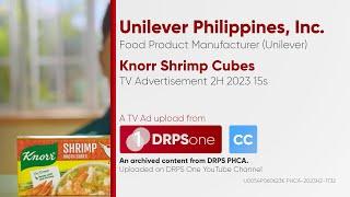 Knorr Shrimp Cubes TV Ad 2H 2023 15s (Philippines) [CC]