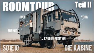 S01E10: "ROOMTOUR PART 2: OUR BOX BY KRUG EXPEDITIONS" || Around the world in a truck || Overlanding