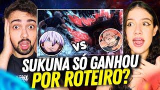 GOJO vs SUKUNA AMV | FULL FIGHT  + ENDING SCENE 4K | LADY GAGA - JUDAS React