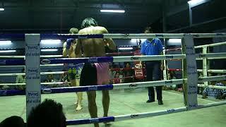 Shane Fazen Pro Muay Thai Fight in Thailand: Third Round