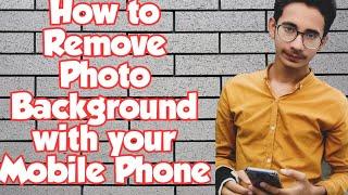 How to remove photo background with background Eraser app // By Technical Zaryab khan