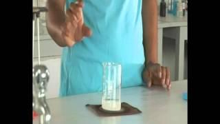 Lab demonstration precipitation reaction