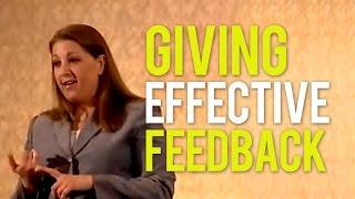 Giving Feedback for Strong Performance