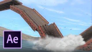 Golden Gate Bridge Explosion Collapse (Adobe After Effects VFX)