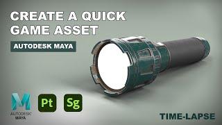 Create a quick game asset in Autodesk Maya 2022.1 | Speed Modeling