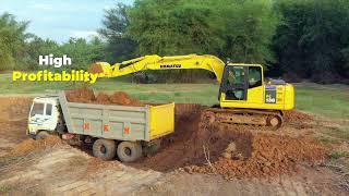 KOMATSU PC136 HYDRAULIC EXCAVATOR | 13 ton Excavator | Detailed Video