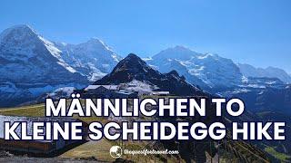 SWITZERLAND | PANORAMA TRAIL - Männlichen to Kleine Scheidegg Hike - Amazing Swiss Alps Views