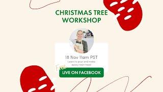 Learn to pour and make epoxy resin Christmas Trees!