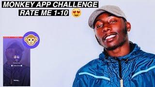 ASKING GIRLS TO RATE ME 1-10 | Monkey App Challenge 2018