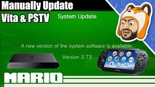 How to Manually Update Firmware on PS Vita and PSTV