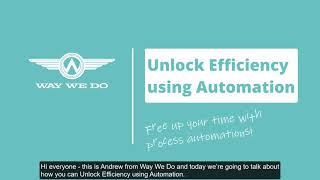 Process Automation with Way We Do - Unlock Efficiency and Streamline Operations