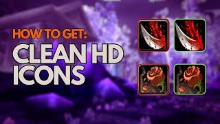 How to get Clean Icons in World of Warcraft!