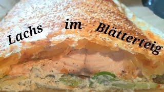 Lachs im Blätterteig # schnell zubereitet