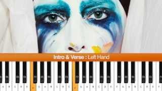 How To Play "Applause" (Lady Gaga) Piano Tutorial / Chords