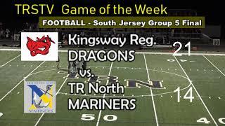 TRSTV Game of the Week: Kingsway Dragons vs Toms River North Mariners  -  LIVE