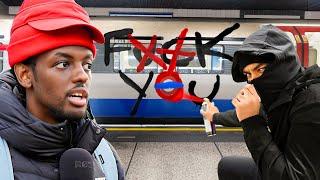 How Graffiti Artist's illegally Paint London Trains