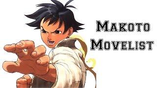 Street Fighter III: 3rd Strike - Makoto Move List