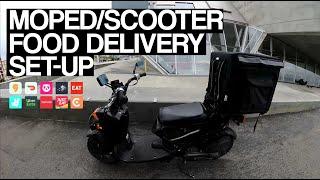 Honda Ruckus Scooter/Moped Food Delivery Set-up with Links - DoorDash UberEats Downtown Los Angeles