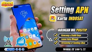 SETTING APN INDOSAT 4G TERCEPAT TERBARU || SPEED NYA UGAL UGALAN LEMOT AUTO MINGGIR