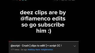 I stole a video from @flamenco edits !!!