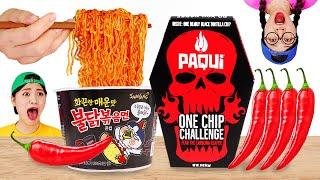 Mukbang Spicy Food One Chip Challenge DONA