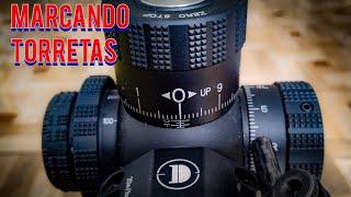 como MARCAR TORRETAS de mira telescópica sin app| how to MARK telescopic sight turrets without app