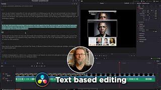 Text based editing | DaVinci Resolve 18.5 beta 3 Tutorial