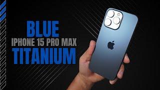 Get A First Look At The New Blue Titanium iPhone 15 Pro Max!