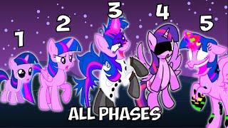 Twilight Sparkle ALL PHASES | Friday Night Funkin' vs My Little Pony