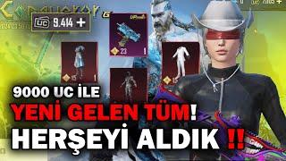 9K UC İLE OYUNA GELEN HERŞEYİ ALDIK | PUBG MOBİLE |