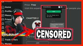 Kreekcraft tries to BYPASS THE ROBLOX CHAT FILTER...