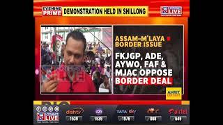 Massive protest against the Assam-Meghalaya border deal