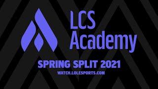 100A vs C9A | Week 2 | 2021 LCS Academy Spring Split | 100 Thieves vs. Cloud9