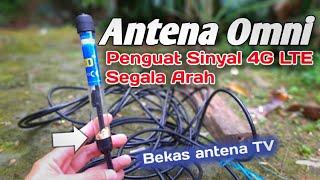 Membuat Antena Penguat Sinyal 4G LTE Segala Arah Antena Omni Untuk Modem