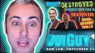 The DuiGuy DESTROYED Kentucky prosecutor's case in SECONDS using INTERNET TROLLS