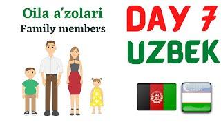 Learn Uzbek Daily - Day 7 - The People (Part 7)