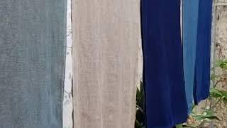 Fresh Dyed Indigo Textile