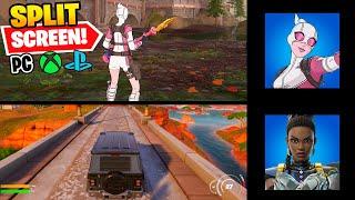 How To SPLIT SCREEN in Fortnite SEASON 4! (PS5/PS4/XBOX)