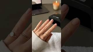 How To Simple At Home Minimal Manicure  DIY Neutral Gel Nails