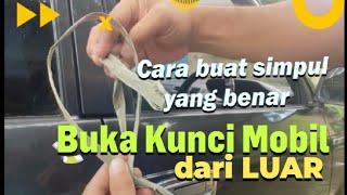 Cara membuka kunci mobil dari luar