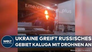 PUTINS KRIEG: Ukrainisches Militär beschießt russische Industrieanlage in Kaluga