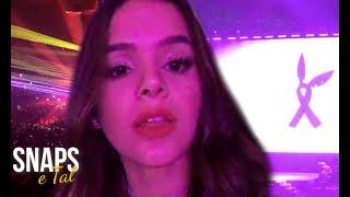 Bruna Marquezine no show de Ariana Grande no Brasil