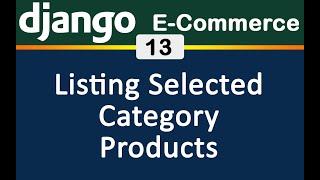 13 Django E Commerce Listing Category products English