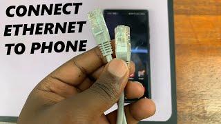 How To Connect Ethernet Cable To Smartphone - Connect Wired Internet